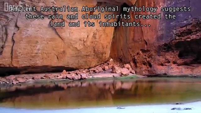 Ancient Australian Aboriginal mythology suggests these rain and cloud spirits created the land and its inhabitants...