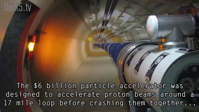 The $6 billion particle accelerator was designed to accelerate proton beams around a 17 mile loop before crashing them together...