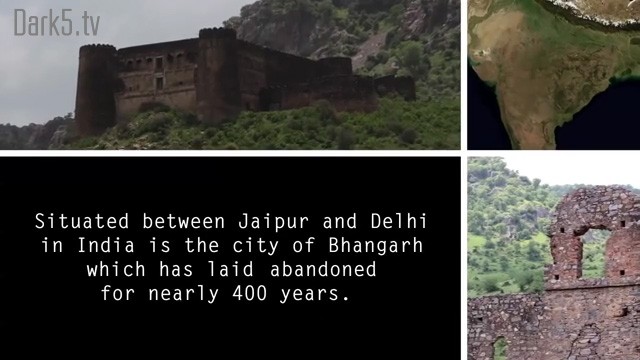 Situated between Jaipur and Delhi in India is the city of Bhangarh which has laid abandoned for nearly 400 years.
