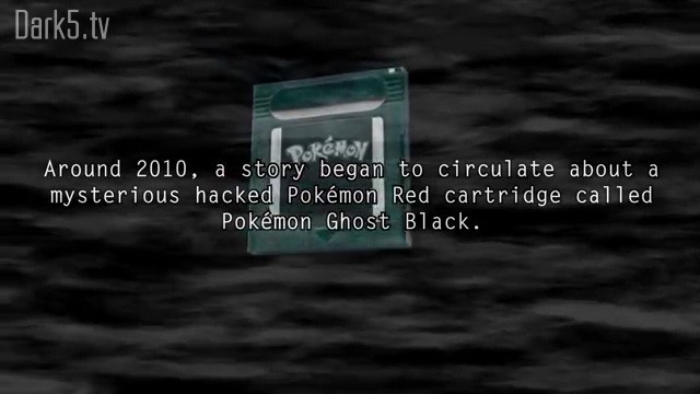 Around 2010, a story began to circulate about a mysterious hacked Pokemon Red cartridge called Pokemon Ghost Black.
