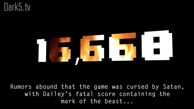 Rumors abound that the game was cursed by Satan, with Dailey's fatal score containing the mark of the beast...