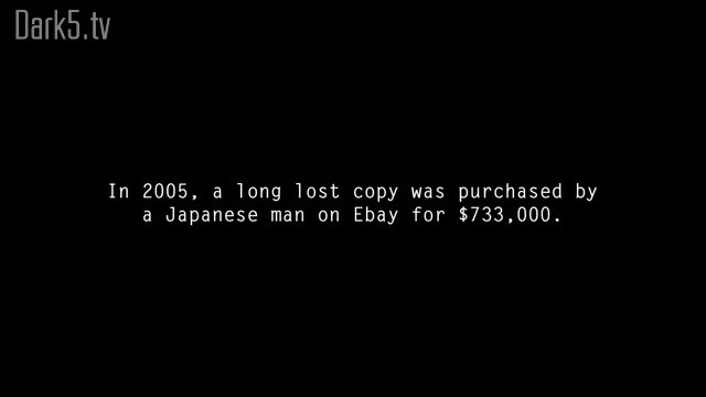 In 2005, a long lost copy was purchased by a Japanese man on Ebay for $733,000.
