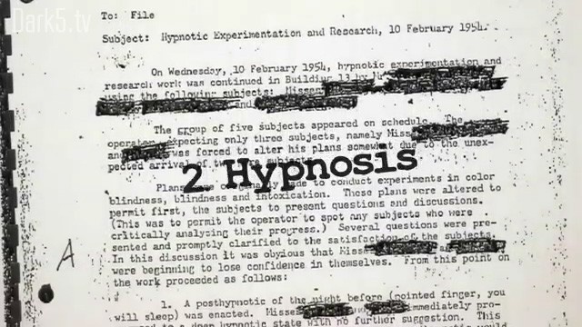 5 Most Shocking CIA Experiments of Project MKULTRA