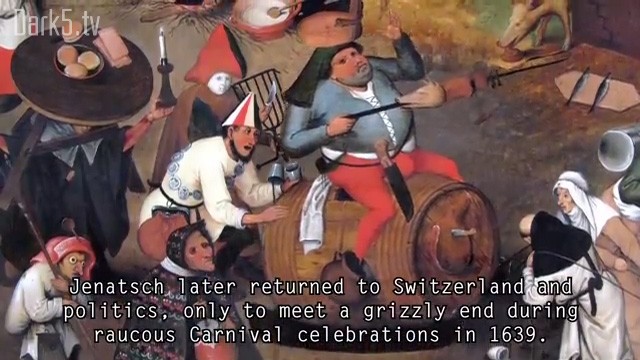 Jenatsch later returned to Switzerland and politics, only to meet a grizzly end during raucous Carnival celebrations in 1639.