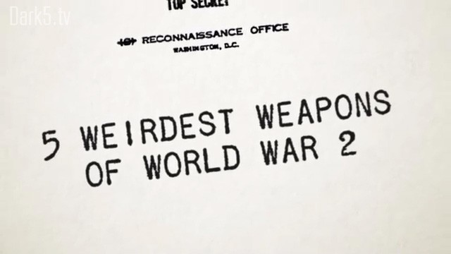 5 Weirdest Weapons of World War 2