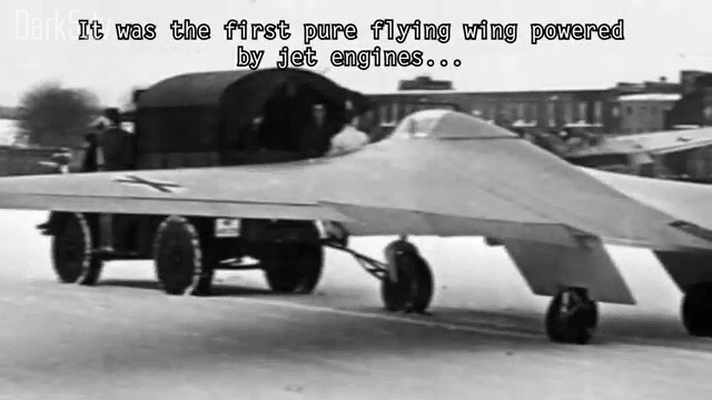 It was the first pure flying wing powered by jet engines...