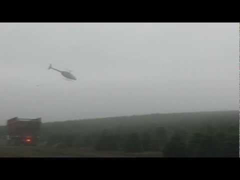Amazing Christmas Tree Harvest With Helicopter