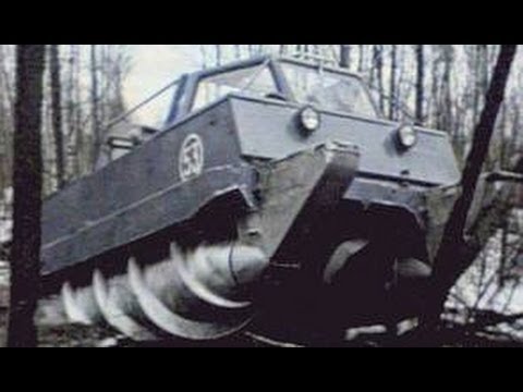 Failed Experimental Russian Corkscrew Tank