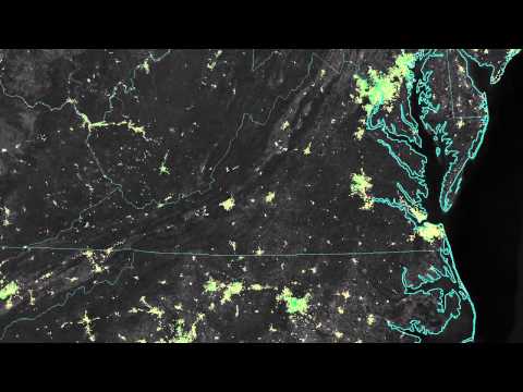 NASA Sees Holiday Lights from Space