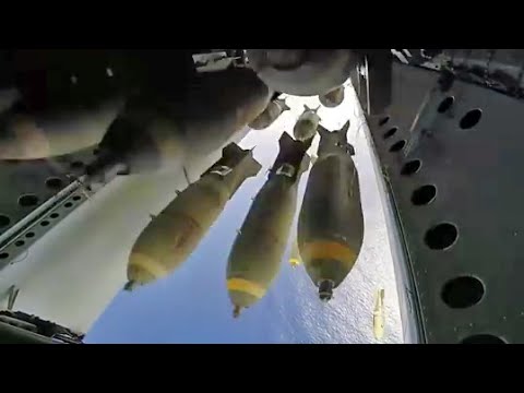 B-52 Stratofortress Bombing Run GoPro Footage