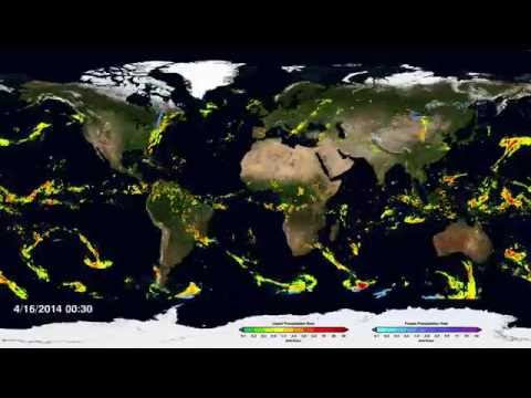 NASA Records First Global Rain and Snowfall Map